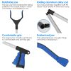 31.5” Folding Grabber Pick up Reaching Tool Hand Grip  Heavy Duty Aid Trash Stick Litter Picker