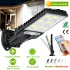 Solar Wall Light Outdoor 18 LED Beads PIR Motion Sensor Remote Control Wireless Lamps IP65 Waterproof Lighting For Garage Front Door Garden Pathway