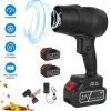 130000RPM Mini Cordless Leaf Blower Battery Operated Blower with 2x 3Ah Batteries for Leaf Snow Dust Water Blowing