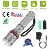 Tactical Military LED Flashlight 30000LM Zoomable Rechargeable Flashlight Torch w/ 5Modes SOS Night Light For Night Walking Adventures Searching