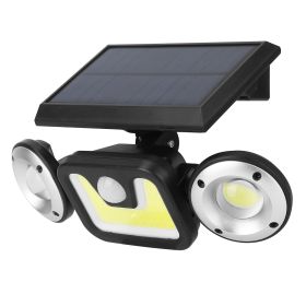 Solar Wall Light Outdoor PIR Motion Sensor LED Solar Lamps IP65 Waterproof Security Lighting For Garage Garden Pathway