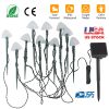 Solar Mushroom Lights Outdoor Decoration Light 10 LED Lights Stake Light Yard Patio Lawn Garden Festival Light