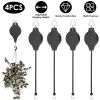 Retractable Plant Pulley Adjustable Flower Basket Hook Hanger For Garden Baskets Pots Birds Feeder Hanging Basket In Different Height Indoor Outdoor D