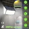 Solar Powered Wall Lights Outdoor IP65 Waterproof 468Pcs LED Beads Solar Lamps Motion Sensor Garage Lights For Garden Front Door Porch w/ 270° Lightin