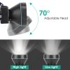 Super Bright Headlamp Adjustable Rechargeable LED Spotlight Headlight Torch IPX5 Waterproof Flashlight for Fishing Camping Hiking Running