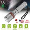 Tactical Military LED Flashlight 30000LM Zoomable Rechargeable Flashlight Torch w/ 5Modes SOS Night Light For Night Walking Adventures Searching