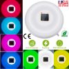Solar Powered Floating Pool Lamps Light Sensor Swimming Pool Decorative Light w/ 7 Colors Change Waterproof Inflating Night Lights For Ponds Pools Fou