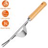 Garden Hand Weeder Bend-proof Manual Weed Removal Deeper Digging Puller Gardening Tool with Wood Handle For Lawn Farm