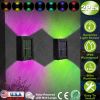 2Pcs Solar Deck Lights Outdoor 2LED Beads Waterproof Sensor Fence Stair Lamps For Patio Landscape Yard Color Changing Decorative Lamps