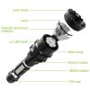 Tactical Gun Flashlight Rechargeable LED Flash Lamp Torch Waterproof Hunting Light Picatinny Rail Mount w/ Remote Pressure Switch