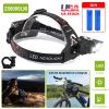 250000 LM LED Headlamp Rechargeable Bike Front Light Riding Camping Hunting