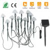 Solar Mushroom Lights Outdoor Decoration Light 10 LED Lights Stake Light Yard Patio Lawn Garden Festival Light