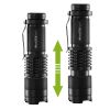 6PCS 25000LM Tactical LED Flashlight IPX5 Torch Zoomable 3 Modes Pocket Torch Flashlight