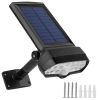 Solar Wall Light Outdoor Solar Motion Sensor Light IP65 Waterproof W/ Rotatable for Garden Front Door Porch Garage Driveway Pathway