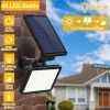 48 LEDs Solar Spotlight Outdoor Light Sensor Wall Lawn Garden Lamp Waterproof  SOS Flash