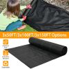 3x100FT Weed Barrier Landscape Fabric Weed Control Garden Block Gardening Mat Fabric Woven Ground Cover Earthmat