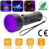 Black Light UV Flashlight 51 LED 395nm Ultraviolet Torch Pet Urine Detector Light For Scorpion Hunting Banknote