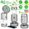 Camping Lantern with Fan Solar And USB Rechargeable LED Camping Fan With Compass Power Bank IPX4 Waterproof Emergency Hanging Light For Camping Hurric