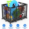 210 Gallon Pool Storage Bin Swimming Pool Noodles Holder 48.4x30.1x33.3in Float Organizer Rolling Mesh Storage Basket with Lockable Wheels