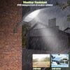 Wall Pack LED Lights 144LEDs Photocell Sensor Street Lamp IP65 Waterproof Outdoor Lighting 120°Lighting Angle for Garage Garden Pathway