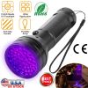 Black Light UV Flashlight 51 LED 395nm Ultraviolet Torch Pet Urine Detector Light For Scorpion Hunting Banknote