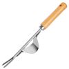 Garden Hand Weeder Bend-proof Manual Weed Removal Deeper Digging Puller Gardening Tool with Wood Handle For Lawn Farm