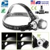 LED Headlamp Flashlight 10000 Lumen Headlight 4 Modes Headlamp Adjustable for Camping Cycling Hiking Hunting Emergency