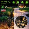 6Pcs Solar Powered Pathway Lights Auto On Off Waterproof Decorative Branch Pattern Lamp Solar Garden Stake Landscape Lights