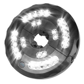Umbrella Pole Light Cordless 28 LEDs Patio Umbrella Light White Light with 3 Lighting Modes for Patio Umbrella Camping Tent Outdoor Use