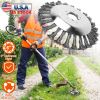 6in Weed Eater Head Wired Grass Trimmer Mower Wheel Brush Cutter Replacement