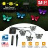 Solar String Light 4 Butterfly Fairy Lights Waterproof Garden Lawn Light Xmas Decor Lamp