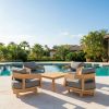 SET-371 Toscana 5-pc Deep Seating Swivel Set