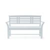 Sakura 2-Seater Teak Bench In White Finish