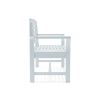 Sakura 2-Seater Teak Bench In White Finish