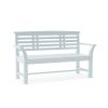Sakura 2-Seater Teak Bench In White Finish
